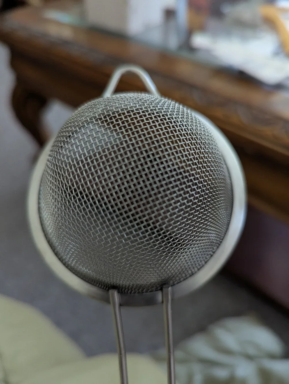 Fine Mesh Handheld Strainers in Silver - Set of 2